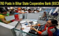 2760 Posts in Bihar State Cooperative Bank (BSCB)