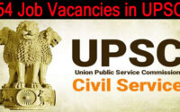 54 Job Vacancies including deputy director under Union Public Service Commission (UPSC)